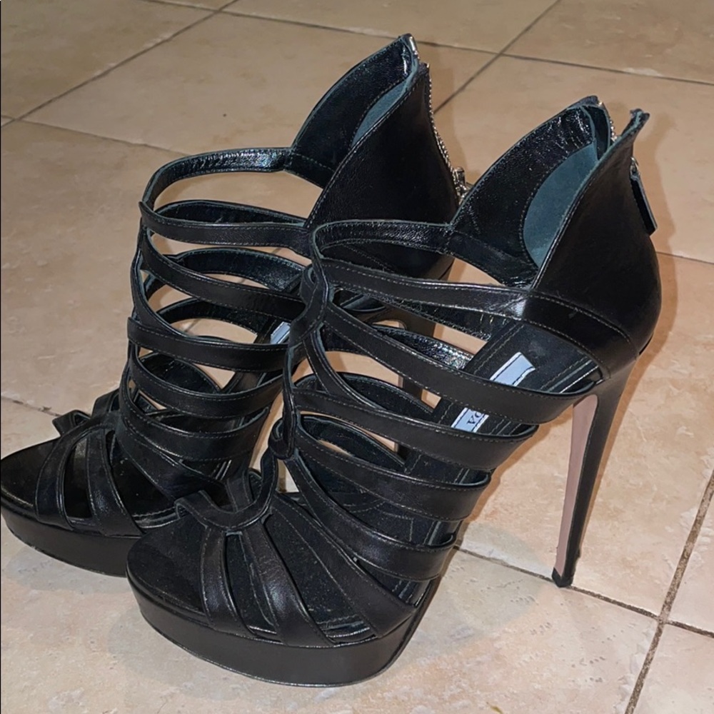 High Prada black shoes size 37